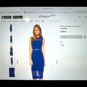 Alice and Olivia Karman sheer midi dress size 6